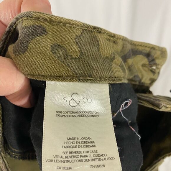 Style & Co Camo Low Rise Jeggings - Picture 5 of 6